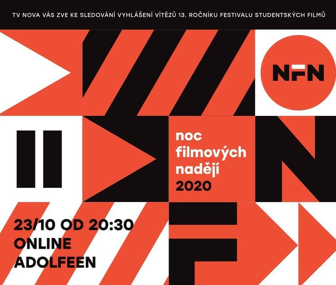 Vyhlášení vítězů festivalu studentských filmů Noc filmových nadějí