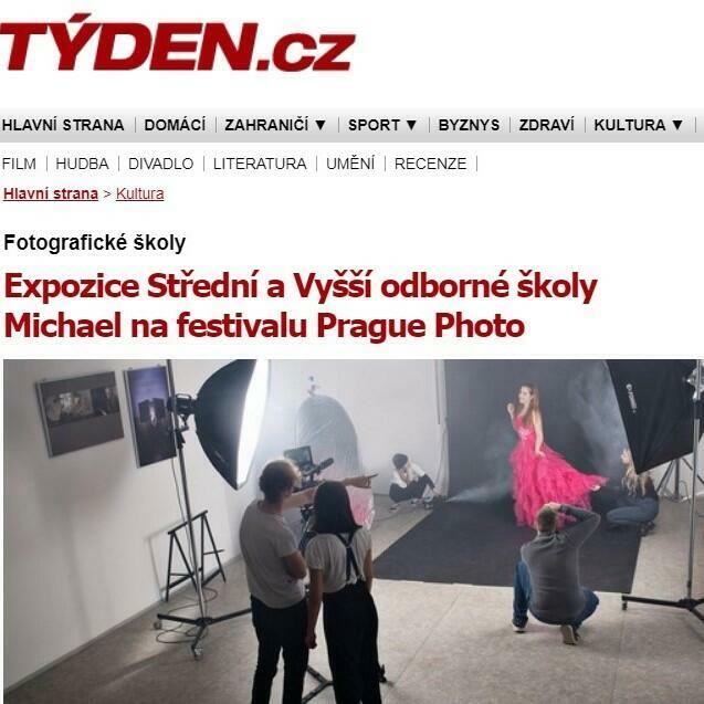 Expozice našich studentů na Prague Photo zaujala také média
