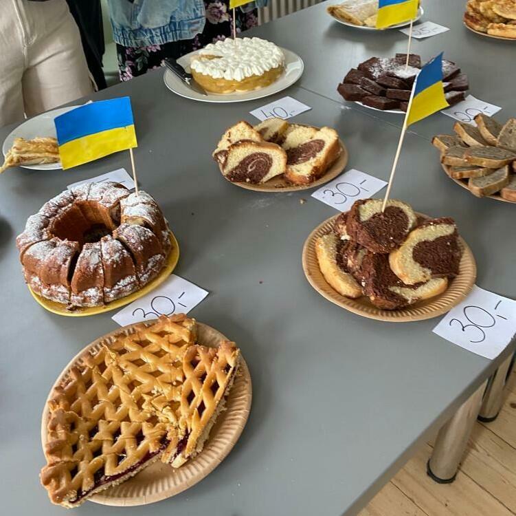 Dobročinná kavárna pro Ukrajinu
