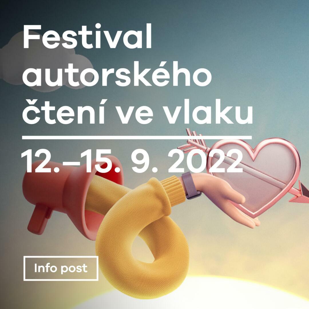 Pozvánka na festival autorského ČTENÍ VE VLAKU